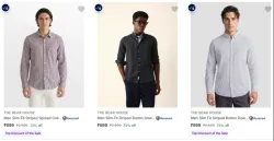 THE BEAR HOUSE Casual Shirts at minimum 73% Discount