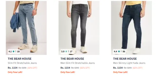 Image of The Bear House Jeans Minimum 60% Discount