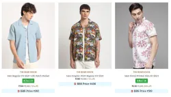 THE BEAR HOUSE Men Regular Fit Shirt Starting At ₹560