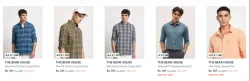 THE BEAR HOUSE MenS Shirts upto 72% Discount 