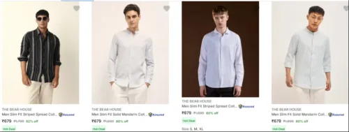 Image of THE BEAR HOUSE Mens Clothing Upto 60% Discount