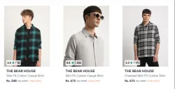The Bear house Mens shirts Up to 75% Discount