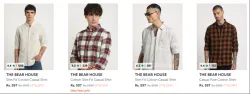 The Bear House Mens Shirts up to 77% Discount