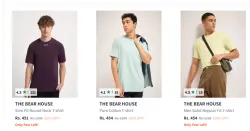 The Bear House Mens Tshirt at 60% Discount