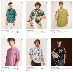 The Bear House Mens Clothing at minimum 70% Discount