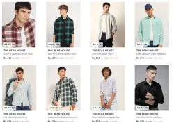 THE BEAR HOUSE Shirts up to 75% Discount
