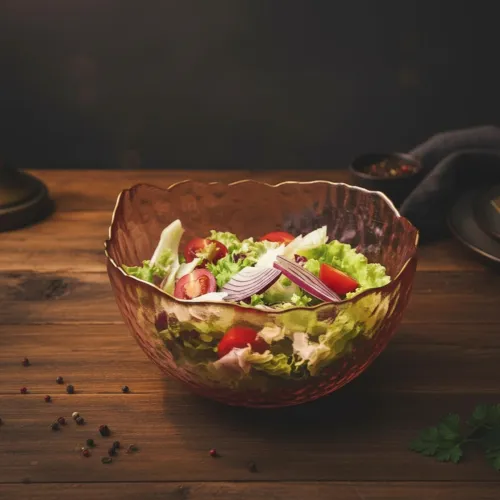 Image of The Better Home Borosilicate Glass Salad Bowls