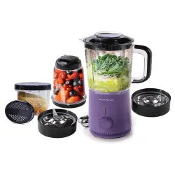 The Better Home Fumato Purple Plastic Portable 3 Jars Dry Grinder with Juicer-400W