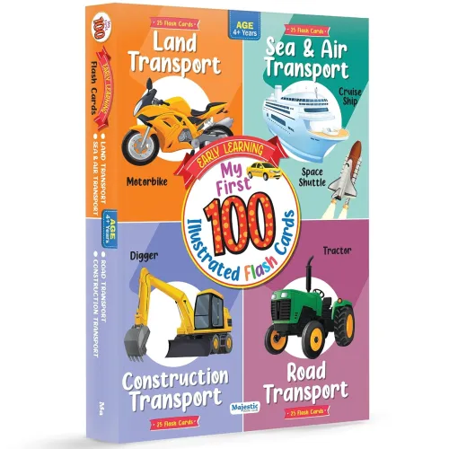 Image of THE BOOK TREE Transport & Vehicle Flashcards for Kids