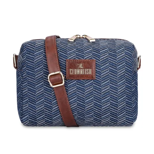 Image of THE CLOWNFISH Adelina Series Sling for Women Faux Leather Casual Ladies Single Shoulder Bag For Women Crossbody Bag for 