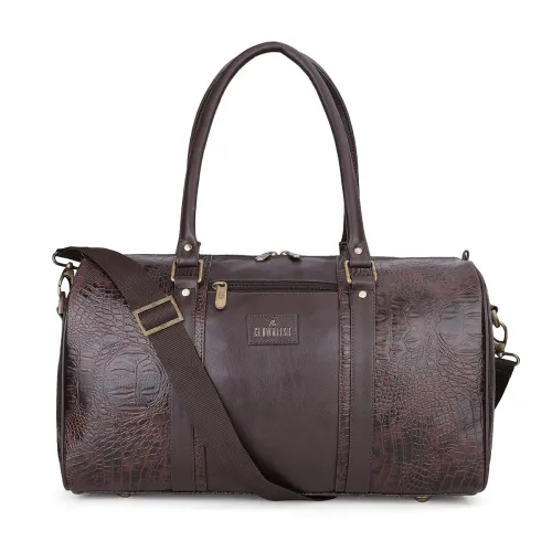 Image of THE CLOWNFISH Faux Leather 27L Duffle Bag
