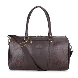 THE CLOWNFISH Faux Leather 27L Duffle Bag