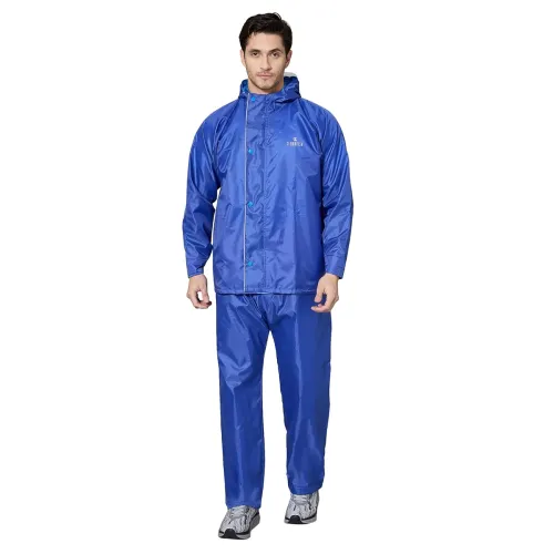Image of THE CLOWNFISH Men's Reversible Raincoat