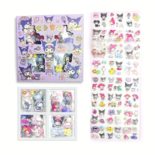 Image of THE CUBBY CART - Cartoon Cuties Sticker Set 