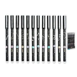 THE CUBBY CART Erasable Zodiac Gel Pen (Pack of 12)