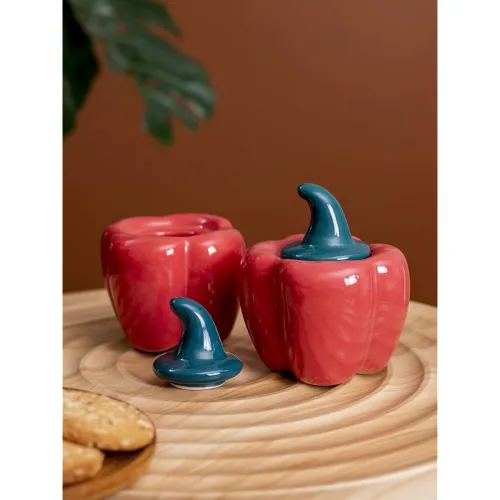 Image of The Decor Ceramic Handcrafted Storage Jar 