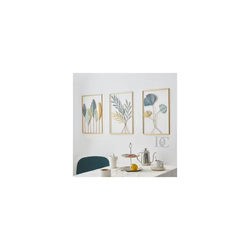 Image of THE DECOR COMPANY Stunning Metal Wall Art Set 