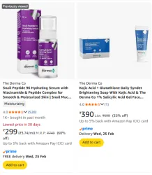 The Derma Co Beauty Products Upto 60% Off