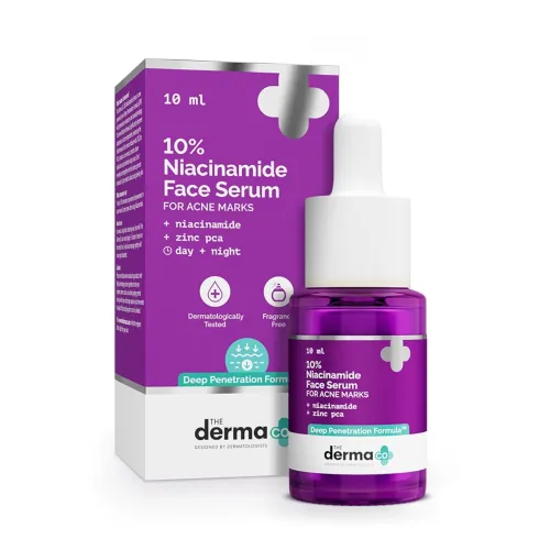Image of The Derma Co Niacinamide Serum 10% 10ml Acne Marks Control