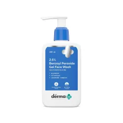 The Derma Co . 2.5% Benzoyl Peroxide Gel Face Wash 100 Ml