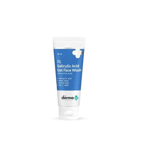 Image of The Derma Co 1% Salicylic Acid Gel Face Wash -30ml