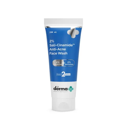 Image of The Derma Co 2% Sali-Cinamide Anti-Acne Face Wash