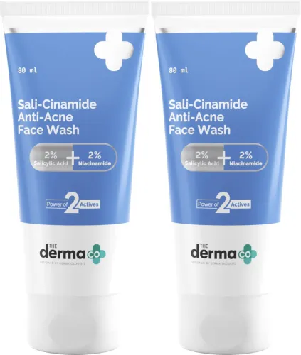 Image of The Derma Co Sali-Cinamide Face Wash – 160ml, Anti-Acne