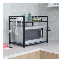 The Earth Store 2-Tier Microwave Oven Stand