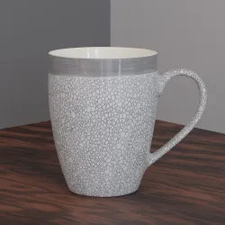 The Earth Store Grey Fizz Coffee Mug Set of 1 Ceramic Mugs to Gift to Best Friend, Tea Mugs, Microwave Safe Coffee Mugs,