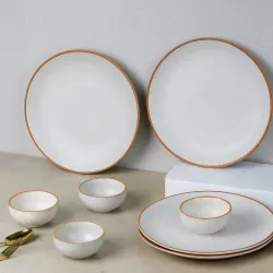 The Earth Store Handcrafted 8 Piece Dinner Set