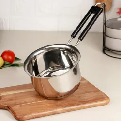 The Earth Store Stainless Steel Sauce Pan 1200 ML 