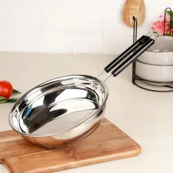 The Earth Store Stainless Steel Frypan 22cm