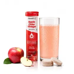 The Good Bug Apple Cider Vinegar Effervescent with Mother - 15 Tablets