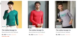 The Indian Garage Clothing men Sweatshirt Up to 80% Discount