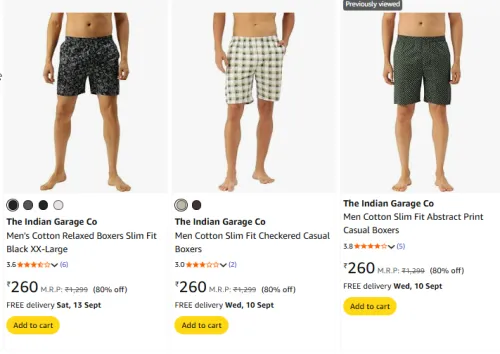 Image of The Indian Garage Co Boxer Flat 80% Discount