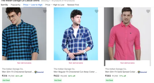 Image of The Indian Garage Co Casual Shirts up to 85% off