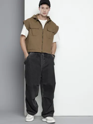 Image of The Indian Garage Co Hooded Pure Cotton Casual Shirt