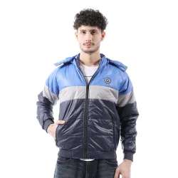 The Indian Garage Co Men Slim Fit Placement Embroidery Bomber Jackets
