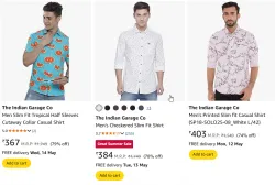 The Indian Garage Co Men Collar Casual Shirt Starting Price At @ ₹367