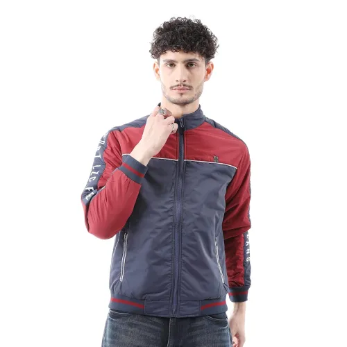 Image of The Indian Garage Co Men Polyester Bomber Jackets