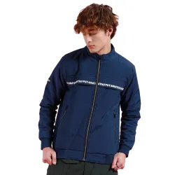 The Indian Garage Co Men Regular Fit Placement Print Bomber Jackets