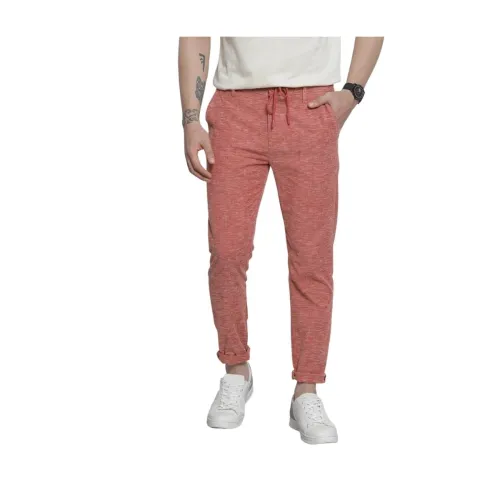 Image of The Indian Garage Co Men's Slim Fit Mid Rise Joggers
