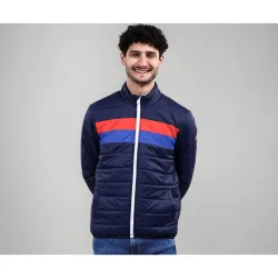 The Indian Garage Co Men Regular Fit Colourblocked Puffer Jackets