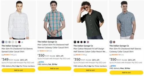 Image of The Indian Garage Co Men's Shirt at Upto 80% Discount 