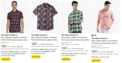 The Indian Garage Co Mens Shirts at minimum 82% Discount