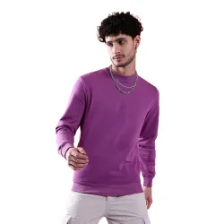 The Indian Garage Co Mens Solid Regular Fit Sweatshirt