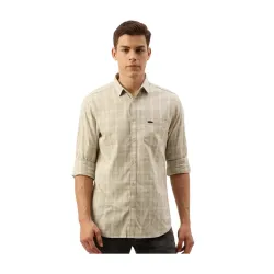 The Indian Garage Co Mens Cotton Slim Fit Shirt