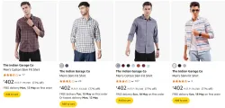 The Indian Garage Co Mens Shirt Starting At ₹402