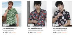 The Indian Garage Co Mens Shirt Minimum 70% Discount