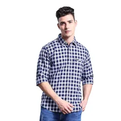 The Indian Garage Co Mens Cotton Slim Fit Shirt